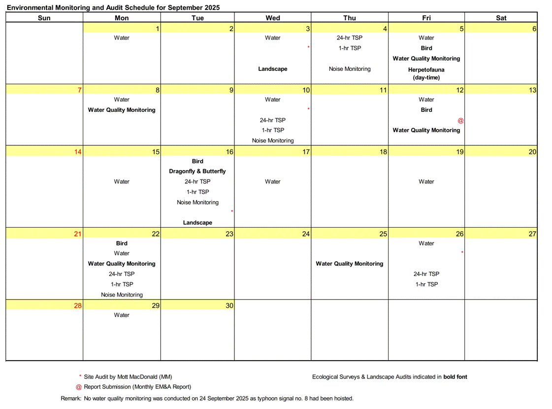 A calendar with yellow and white text
AI-generated content may be incorrect.